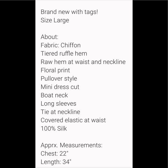 Loveshack Fancy Popover Dress Size L /RETURNED/ - Picture 5 of 8